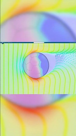 Aerodynamics of a soccer ball ⚽️