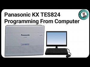 Panasonic TES824 Programming | from PC | laptop