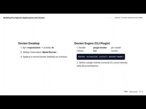 Modulo 2: Docker Model Runner (DMR)