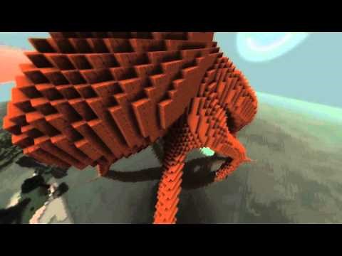 Minecraft - Giant octopus and pistons