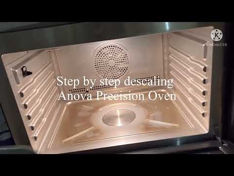 Step by step descaling Anova Precison Oven 除垢步驟