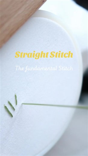 Welcome to the episode 4 of my Stitch Basics. Today is the straight stitch. You can make almost anything with the straight stitch. I’m not kidding. It’s the most fundamental stitch in embroidery. I often use it for details, but it’s powerful enough to do so much more. #embroidery #craft #stitches #slowstitching #fyp