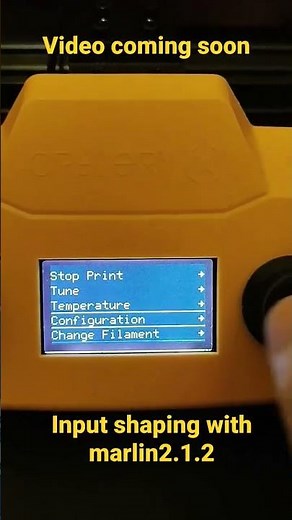 Artillery hornet - input shaper - Marlin 2.1.2