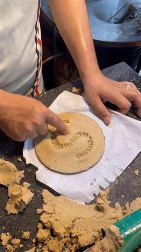 Artfully crafted cornbread, deep-fried to crispy golden perfection #tasty #food #bread #corn #fyp