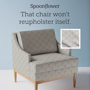 Shop unique designs on any of Spoonflower's seven upholstery fabrics. Bring new life to your favorite piece of furniture. | Spoonflower | Facebook