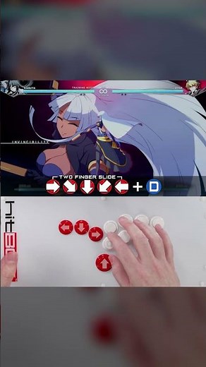Half-Circle Slide Method (P2) on Hit Box #HitBox #HowToHitBox #UNI2 #inbirth #Leverless