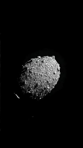 ▸POV: You Crash Into a REAL Asteroid | Dimorphos 👀🛰️ © NASA's DART #Asteroid