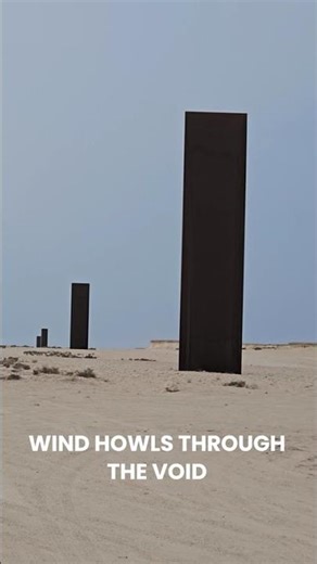 Standing in Richard Serra's cathedral of steel and silence.