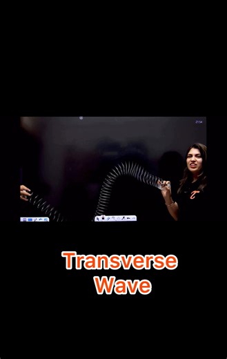 Ek slinky se 2 waves 😱 | Transverse vs Longitudinal 🌊 #PhysicsReels #WaveMotion #SlinkyExperiment
