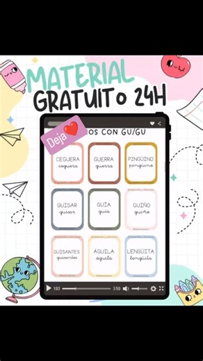 Logopeda Marqués Avilés on Instagram: "🔤✨ LLAVERO EDUCATIVO: SONIDOS GU Y GÜ ✨🔤 ¡Un recurso didáctico, práctico y divertido para aprender ortografía de forma manipulativa! 📝📚 💡 ¿Qué incluye este material? 🔤 Tarjetas ilustradas con palabras que contienen GU y GÜ. 🔤 Actividad interactiva para reforzar la ortografía y los sonidos. 🔤 Ideal para trabajar la lectura, escritura y discriminación auditiva. 🔤 Diseño atractivo, visual y fácil de usar para niños. Si quieres este recurso gratis, ¡si