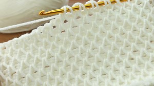 1.1M views · 53K reactions | wow ⚡ Tunisian crochet pattern explanation in very easy white color #crochet #knitting | Nurgül İle El Sanatları | Facebook