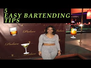 5 Tips| First Day As A Bartender| What to expect when you start bartending