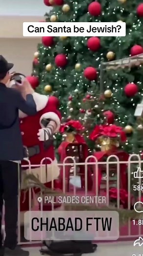 can Santa be Jewish? FOLLOW @RABBIRAPS FOR MORE DAILY VIDEOS #happychanukah #jewishtok