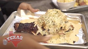 One of the craziest and tastiest things we've seen on The Texas Bucket List! Check out these turkey legs covered in all sorts of crazy topping at The Turkey Leg Hut in Houston, Texas! | The Texas Bucket List