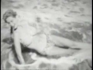 Irish McCalla at the beach - early 1950s