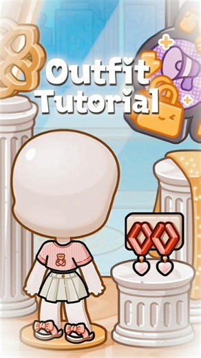 Cute Outfit Tutorial 🩷✨ |Avatar World| #viralfypシ #tocaboca #avatarstory #avatarworld #shorts