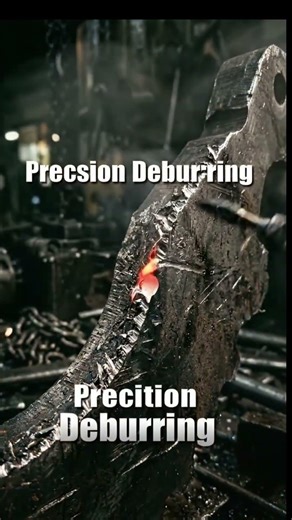 Satisfying Deburring Process 🔥 Perfect Metal Finish! #engineering #automobile #machining #cncmill