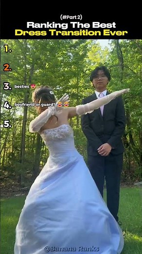 Ranking The Best Dress Transitions Ever! (This Is Beautiful)