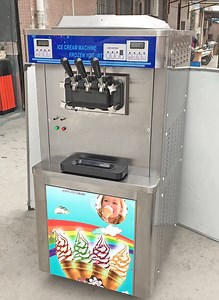 [Hot Item] 2 Cooling Systems 2 Embraco Compressors Soft Ice Cream Machine