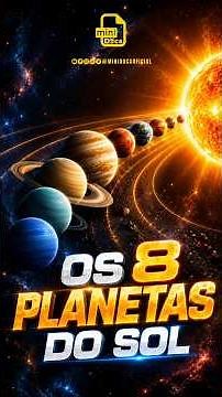 OS 8 PLANETAS: Entenda o funcionamento do nosso Sistema Solar​#SistemaSolar #Astronomia #Shorts
