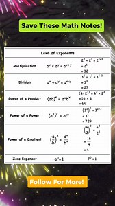 VERY HELPFUL MATH NOTES😱 Don't forget to follow for more. Thank you po. #mathnotes #mathematics #mathtricks #MathTricksTutorial #maths #mathtrick #mathtutorial #basicmath #basicmathreview #viral #trending #educational #mathshortcut #mathhacks #tutorial #lovemath #mathematicstutorial #mathreview #reels #reelsvideo #reelsviral #reelsfb #fyp #foryoupagereels | Math Notes