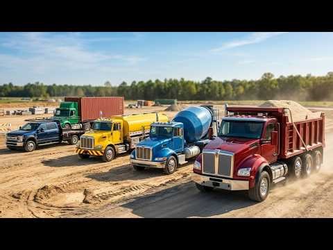 20 Trucks Names for Kids | Learn Truck Names | 20 Different Trucks Learning Video