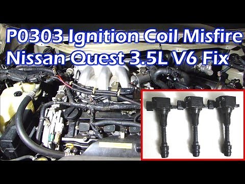 Nissan 3.5L V6 Ignition Coil Misfire - P0303 Cylinder 3 Misfire