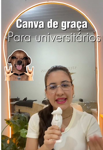 App canva de graça pra estudante, aproveitando os descontos dessa vida universitária ✨