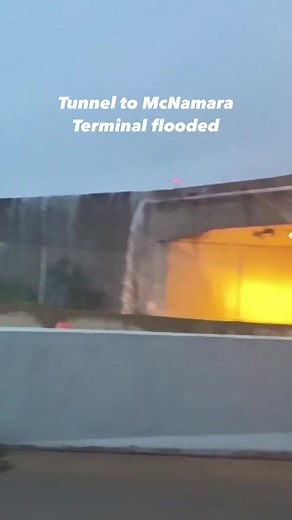14K views · 88 reactions | Flooded roadways were preventing Detroit Metropolitan Airport traffic from accessing the McNamara Terminal on Thursday morning, officials report.Departure flights to DTW have been grounded until at least 2 p.m. on Thursday. | WDIV Local 4 / ClickOnDetroit | Facebook