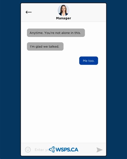 Safe for Work (SFW) | Workplace Health & Safety on Instagram: "Starting the conversation is the first step.⁠ ⁠ This Bell Let’s Talk Day, we’re reminding you that mental health conversations don’t stop at “How are you?”⁠ They continue with support, follow-up, and action.⁠ ⁠ Explore our WSPS Wellbeing Hub, full of resources to help keep your business and workers free from mental harm. Link in Bio.⁠ ⁠ #BellLetsTalk"