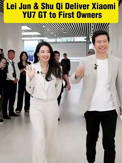 Lei Jun & Shu Qi Deliver Xiaomi YU7 GT to First Owners
