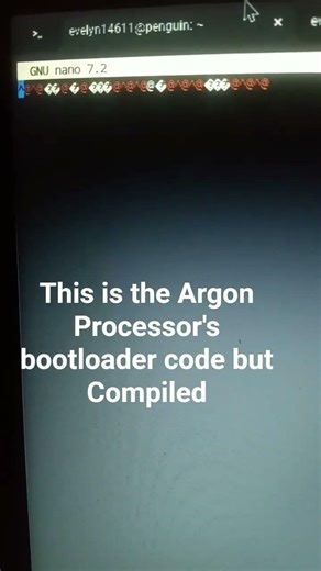 Argon Processor's bootloader code