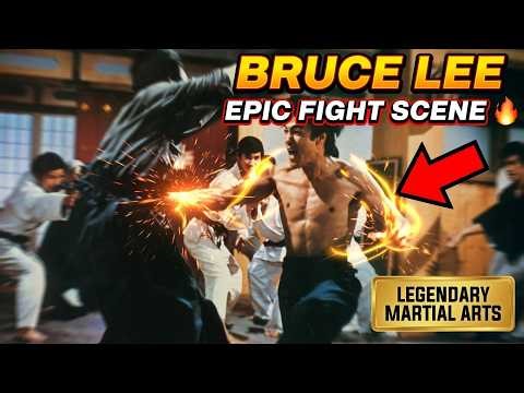 🥊 Bruce Lee Epic Fight Scene - Legendary Martial Arts Mastery! 🔥 Best Moments Ever
