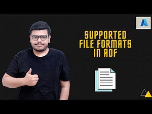Supported File Formats in Azure Data Factory | Azure Data Factory| Data Engineer | Session 20