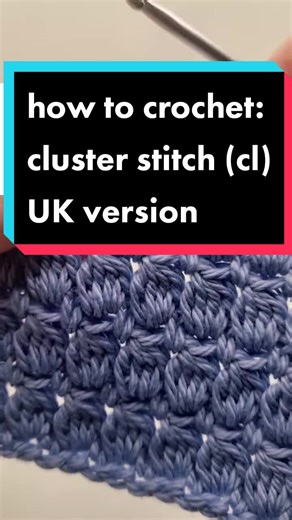 Cómo hacer ganchillo: punto cluster (cl) de manera fácil