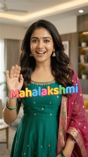 Mahalakshmi name song 🎵என் பேரு மஹாலக்ஷ்மி…🥰 🔥 | Cute and sweet!⚡ Tamil song #shortstamil