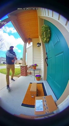 Bro was too excited... #memes #ringcamera #foryou #shortvideo #fyp