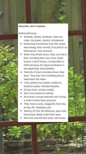 Creative Writing Tips: How to Descriptively Capture Crying in Your Writing