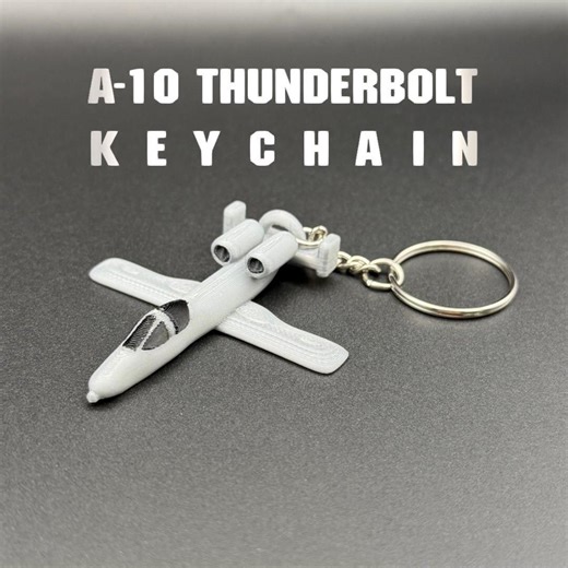 A-10 Thunderbolt 2.5" Keychain - Etsy