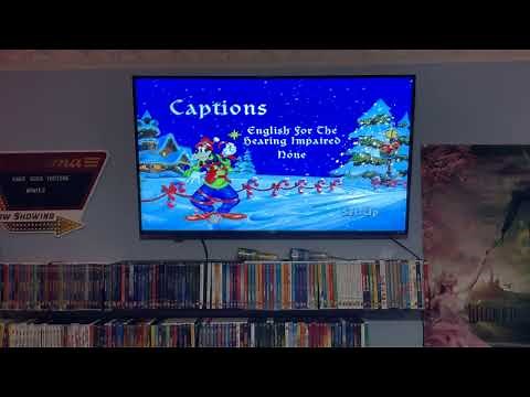 Menu walkthrough of Mickey’s Magical Christmas Snowed In At The House Of Mouse 2001 dvd