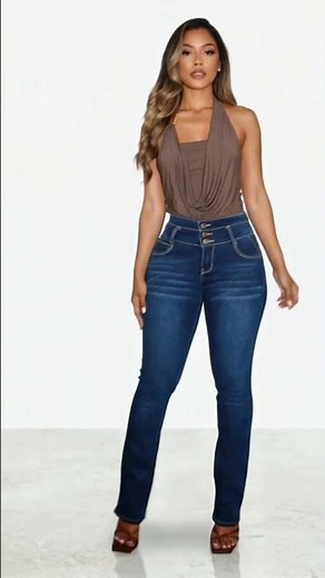 Dark Wash Bootcut Jeans That Actually Lift for Curvy Women 🍑🔥