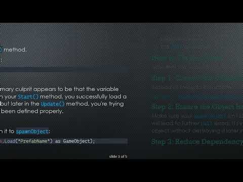 Resolving the ArgumentException: The Object You Want to Instantiate is Null Issue in Unity for iOS