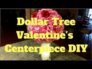 Dollar Tree Valentine’s Centerpiece DIY
