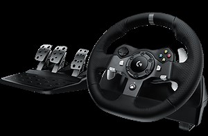 Logitech G920 Driving Force Racing Wheel for Xbox & PC - Logitech Gaming Controllers (941-000126)