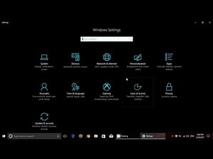 Windows 10 feature highlight New Settings panel with game and apps