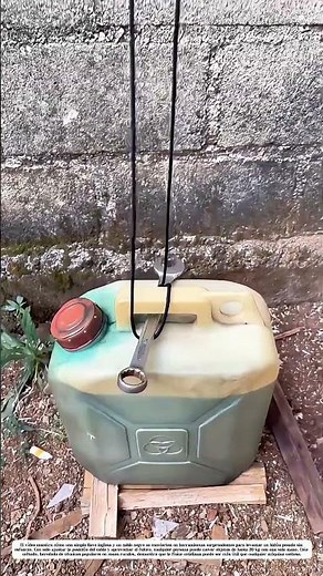 Cómo una llave y un cable pueden transformar un bidón en peso ligero