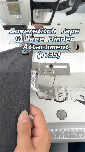 Coverstitch Tape & Lace Binder Attachment. (1735)