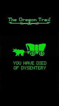 What it’s like for characters in THE OREGON TRAIL GAME