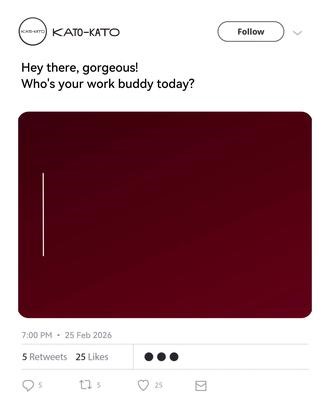 开工第二天~一键选择你的上班伙伴~ #katokato #新春限定 #真底色更出色