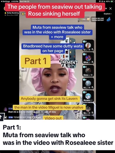 Muta from seaview talk about Rosealee sister and Jakes allegations | mutta from seaview